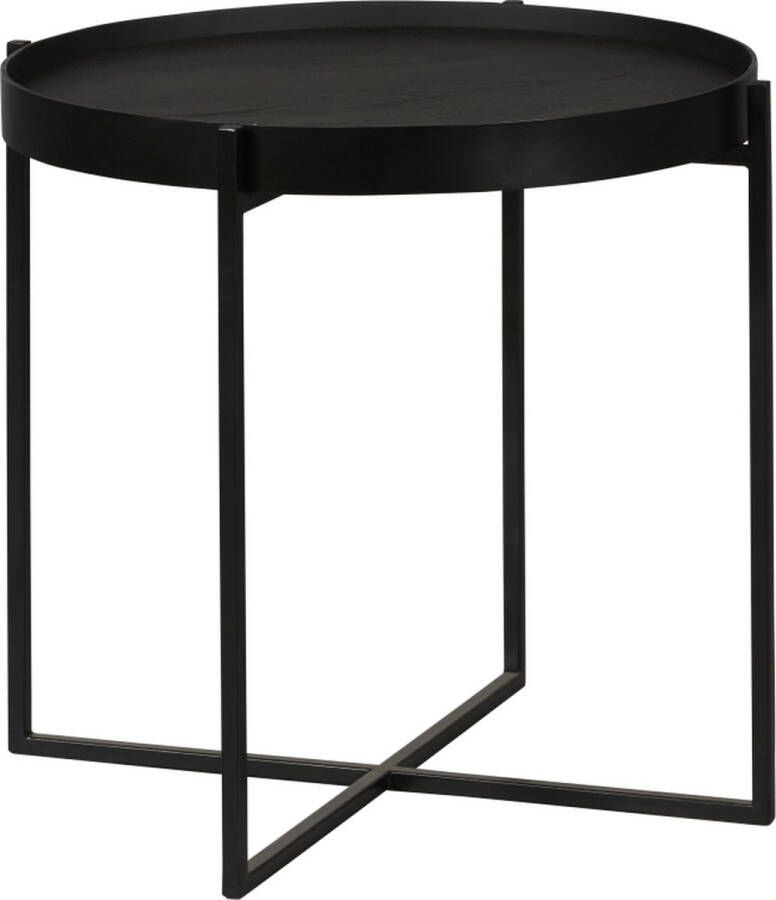 Woonexpress Bijzettafel Stella Hout metaal Zwart 54 x 55 x 54 cm (B x H x D) - Foto 2