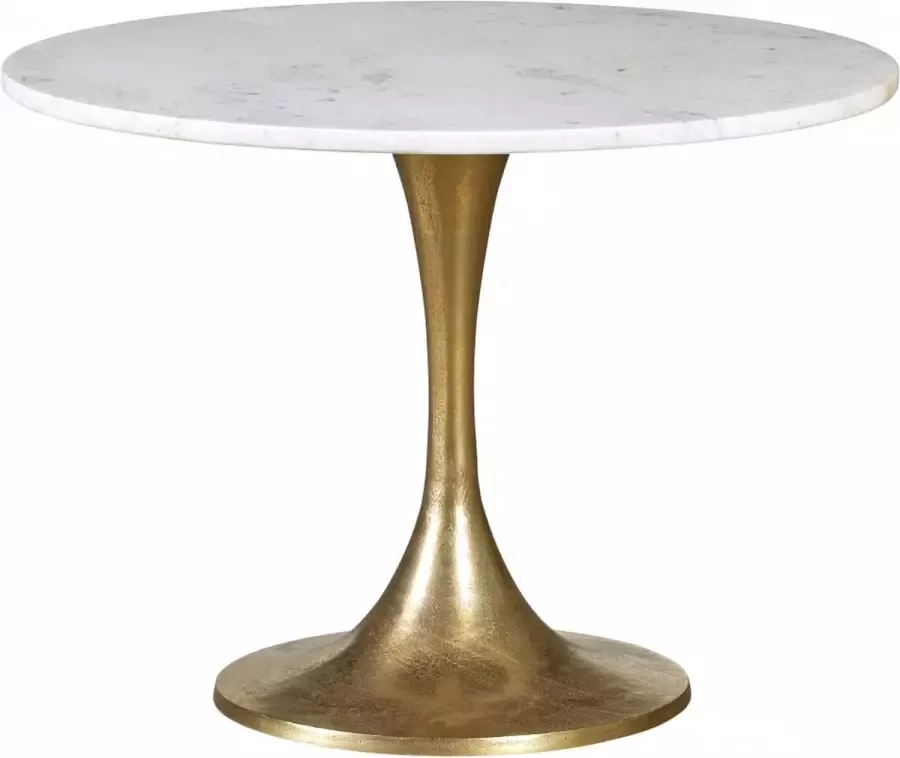 Woonexpress Salontafel Zwaag Marmer Wit 61 x 41 x 61 cm (BxHxD)