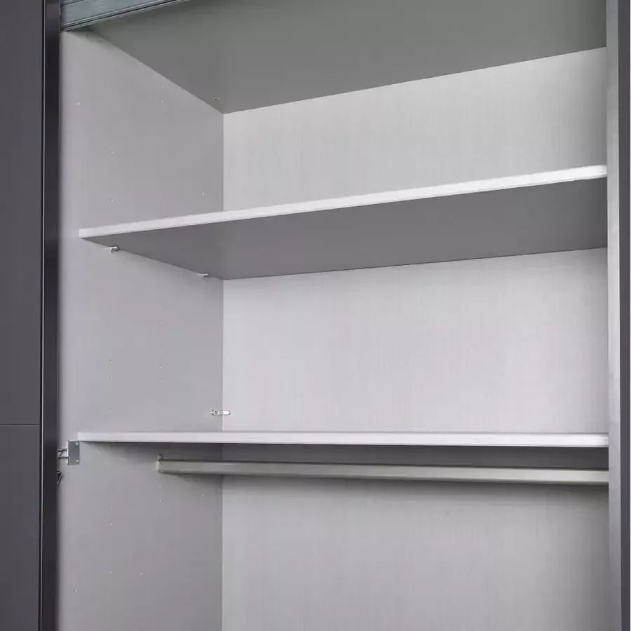 Woonexpress Set Legplanken 100 Cm Bakel Overig Grijs 96 x 2 x 50 cm (BxHxD) - Foto 2