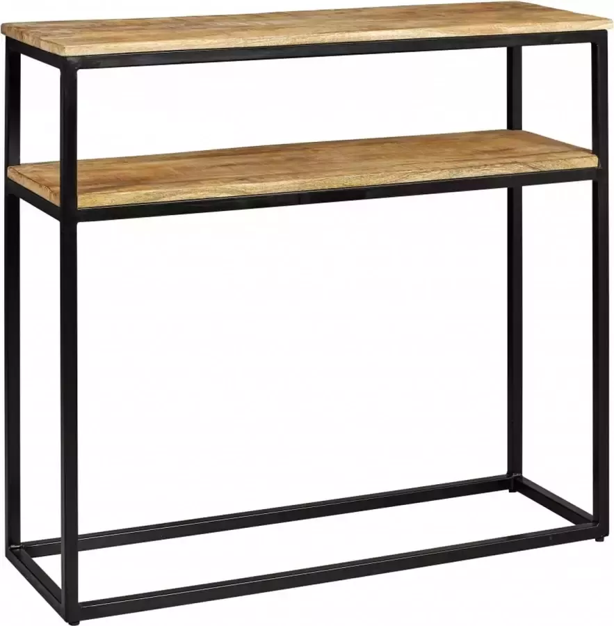 Woonexpress Sidetable Bemmel Naturel Hout Naturel 80x30x90cm (HxBxD)