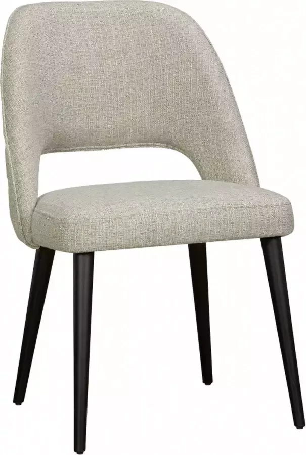 Woonexpress Stoel Beesd Grijs Textiel Grijs 86x56x61cm (HxBxD)