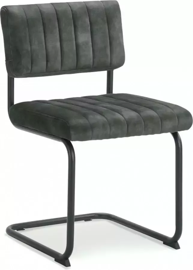 Woonexpress Stoel Epse Groen Velvet Adore Hunter 84x50x55cm (hxbxd) - Foto 1