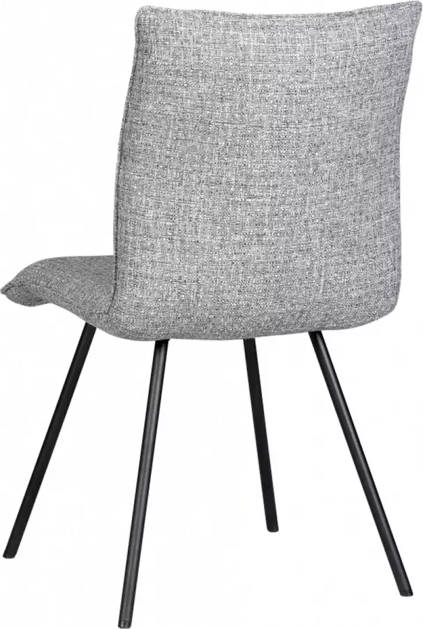 Woonexpress Stoel Texel Grijs Textiel Grijs 90x48x55cm (HxBxD) - Foto 2