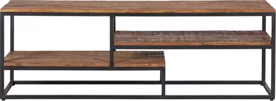 Woonexpress TV Meubel Almere Bruin Hout Zwart antiek Bruin 50x150x40cm (hxbxd) - Foto 2
