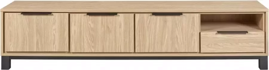 Woonexpress Tv Meubel Hasselt Naturel Houtlook Naturel 45x200x45cm (HxBxD) - Foto 2