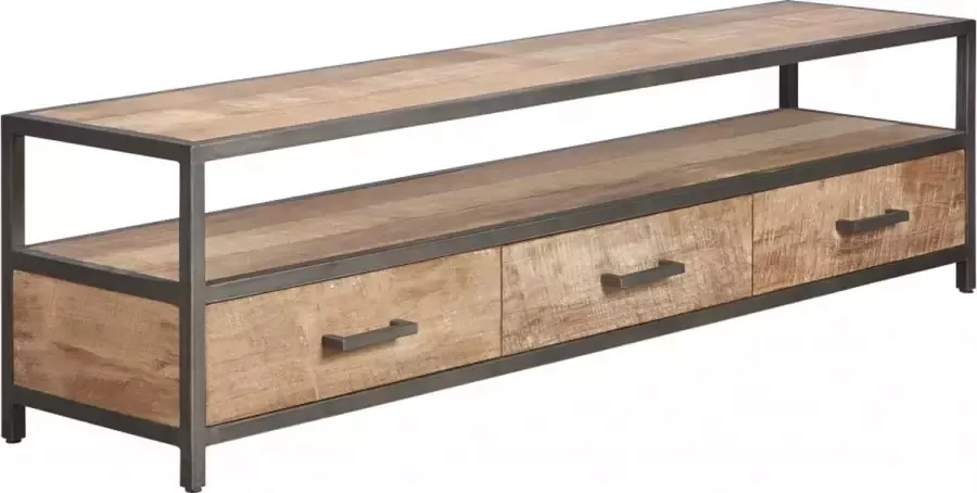 Woonexpress Wooonexpress TV Meubel Velp Bruin Hout Naturel 45x170x40cm (hxbxd)