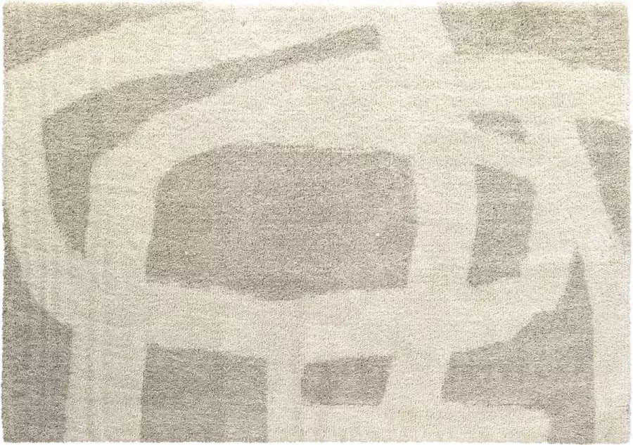 Woonexpress Vloerkleed 160x230 Lizzy Wit Polyester Beige Creme 0x160x230cm (hxbxd)