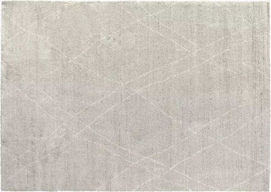 Woonexpress Vloerkleed 160x230 Morris Wit Polyester Lichtgrijs Creme 0x160x230cm (hxbxd) - Foto 2