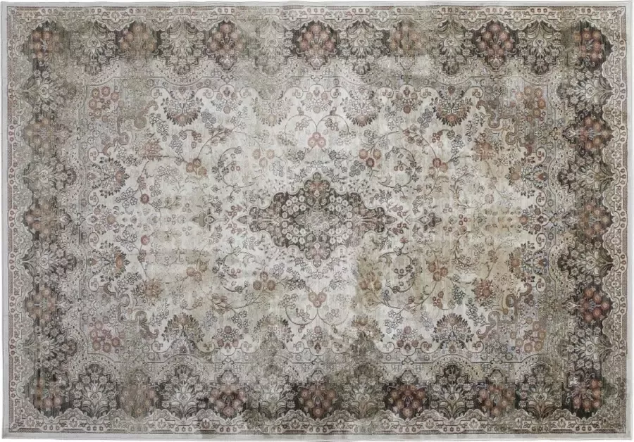 Woonexpress Vloerkleed 200x290 Vince Viscose Naturel 200 x 0 x 290 cm (BxHxD)