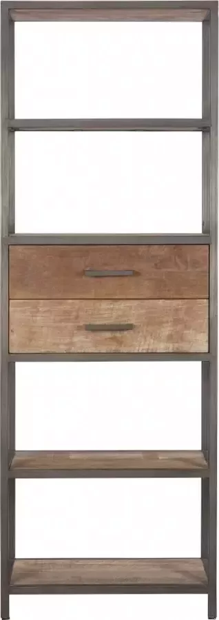 Woonexpress Wooonexpress Wandkast Velp Bruin Hout Naturel 183x64x37cm (hxbxd) - Foto 2
