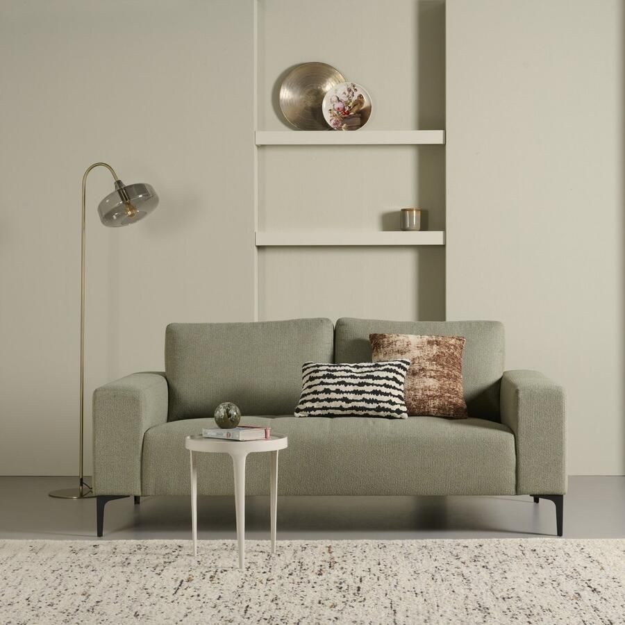 Woonexpress 2 5-zitsbank Stegen Stof Groen 191 x 83 x 91 cm (BxHxD)