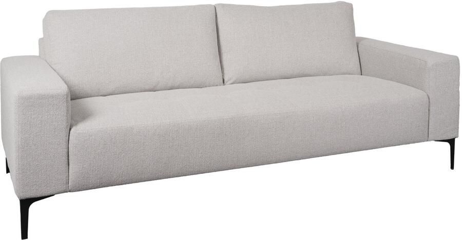 Woonexpress 3-zitsbank Stegen Stof Grijs 220 x 83 x 91 cm (BxHxD)