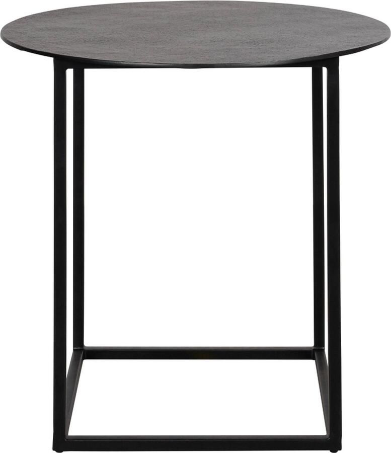 Woonexpress Bijzettafel Frame Metaal Zwart 50 x 50 x 50 cm (B x H x D)
