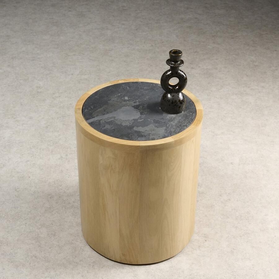 Woonexpress Bijzettafel Ronda Hout Naturel 38 x 45 x 38 cm (BxHxD)