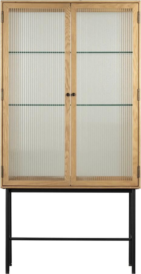 Woonexpress Boekenkast Salon Eiken mdf Hout Eiken Transparant 80 x 155 x 42 cm (BxHxD) - Foto 2