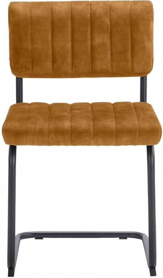 Woonexpress Stoel Epse Goud Velvet Adore Gold 84x50x55cm (hxbxd)