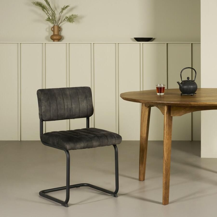 Woonexpress Stoel Epse Groen Velvet Adore Hunter 84x50x55cm (hxbxd)