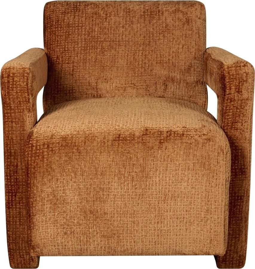 Woonexpress Fauteuil Bristol Chenille Orange 72x77x83 cm (BxHxD) Polyester Koudschuim - Foto 2
