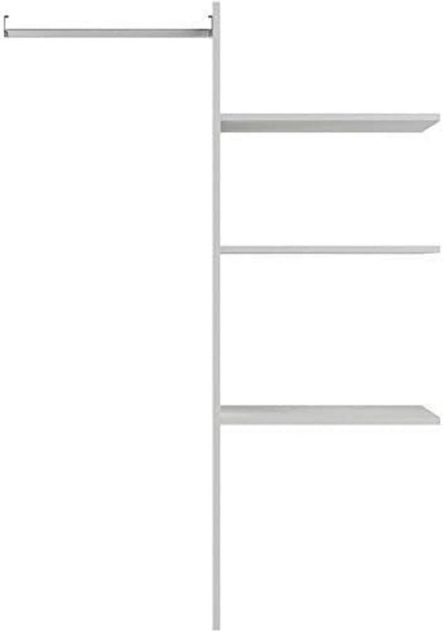 Woonexpress Kastindeling 100 Cm Calp MDF Grijs 98 x 140 x 0 cm (BxHxD)