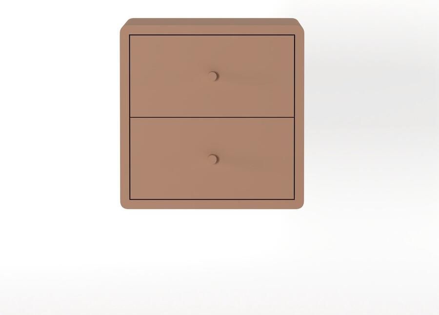 Woonexpress Nachtkastje Hangend Borba Hout Bruin 30 x 30 x 30 cm (BxHxD) - Foto 2