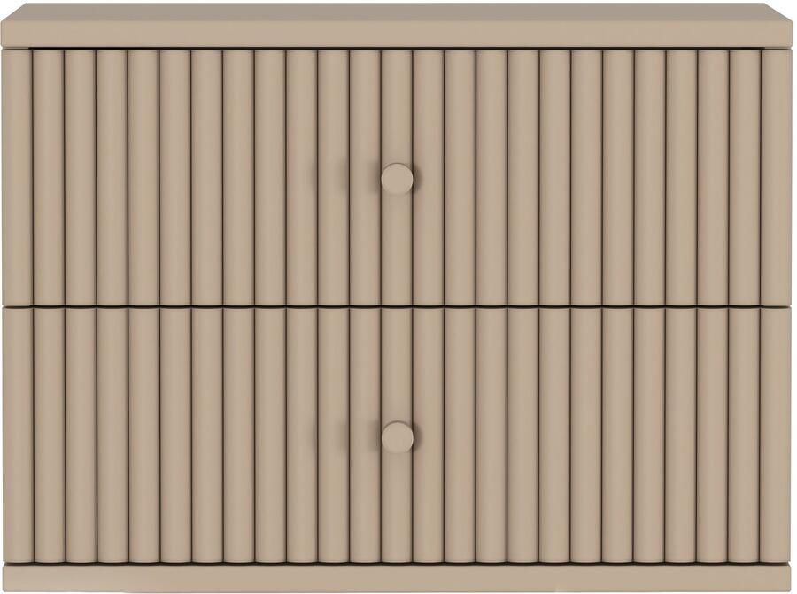 Woonexpress Nachtkastje Hangend Sem Hout Beige 45 x 31 x 35 cm (BxHxD)