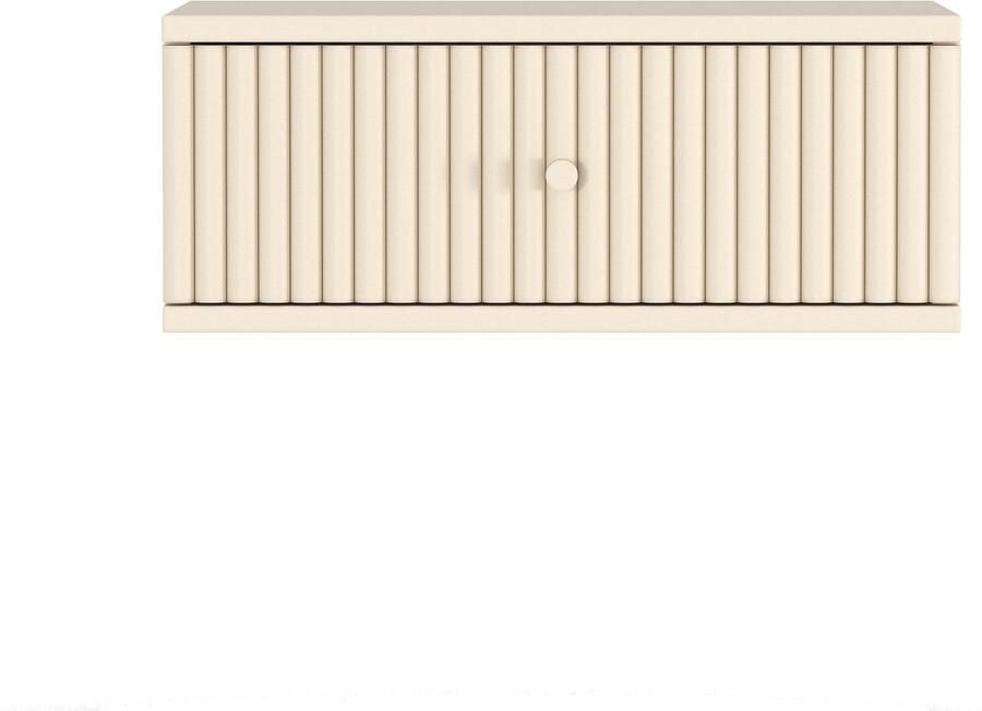 Woonexpress Nachtkastje Hangend Sem Hout Creme 45 x 18 x 35 cm (BxHxD) - Foto 2