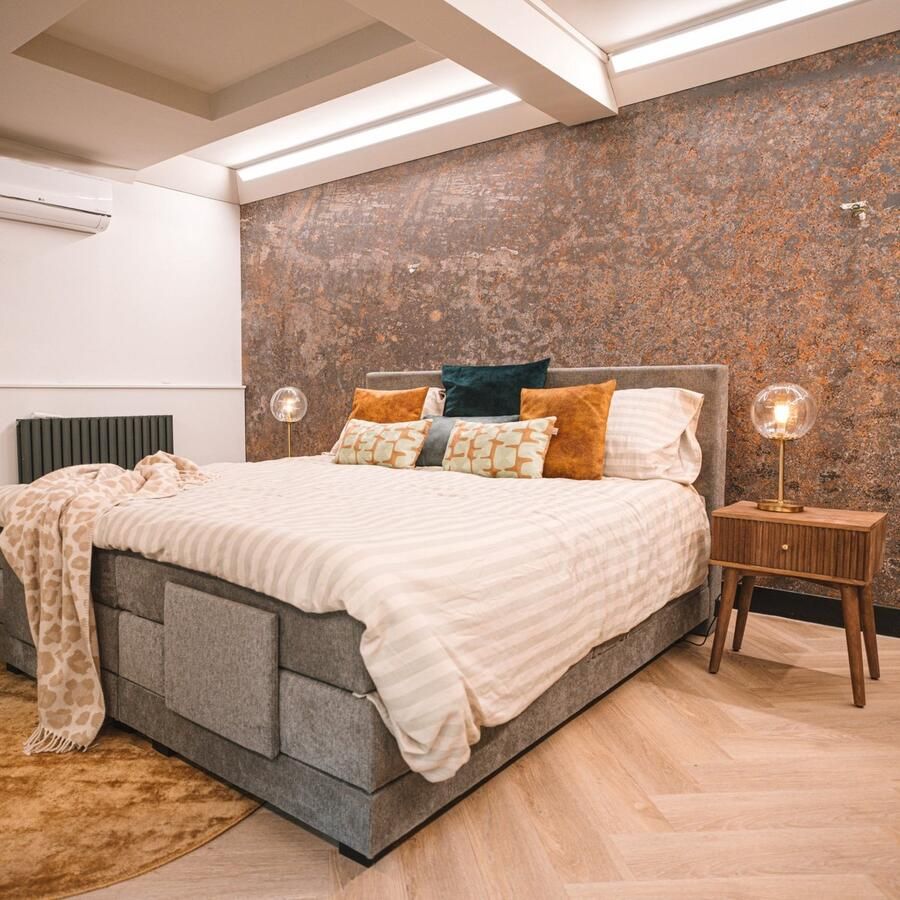 Woonexpress Nachtkastje Sem Hout Bruin 45x55x35 cm (BxHxD) Mango