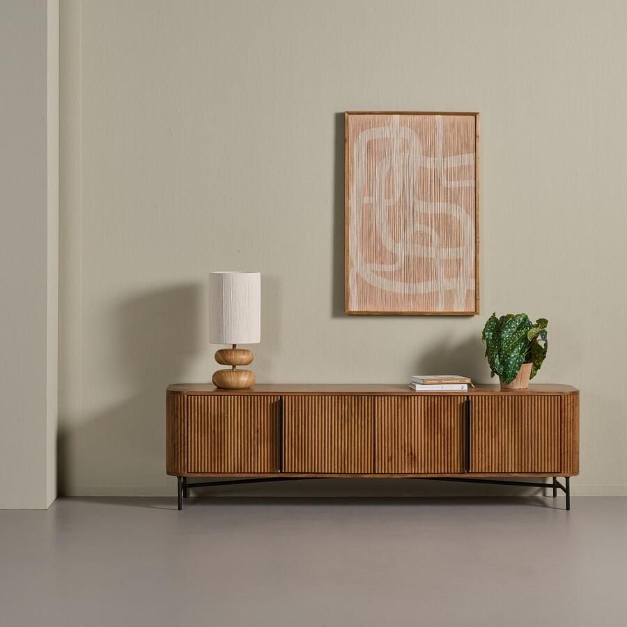 Woonexpress TV-Meubel Rego Hout Bruin 177 x 50 x 40 cm (BxHxD) - Foto 2