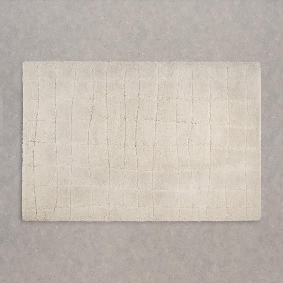 Woonexpress Vloerkleed Rechthoek Nola Stof Beige Creme 160 x 0 x 230 cm (BxHxD)