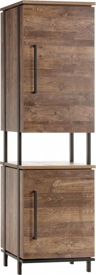 Woonexpress Wandkast Middelburg MDF Bruin 55x190x48 cm (BxHxD) Boekenkast - Foto 4