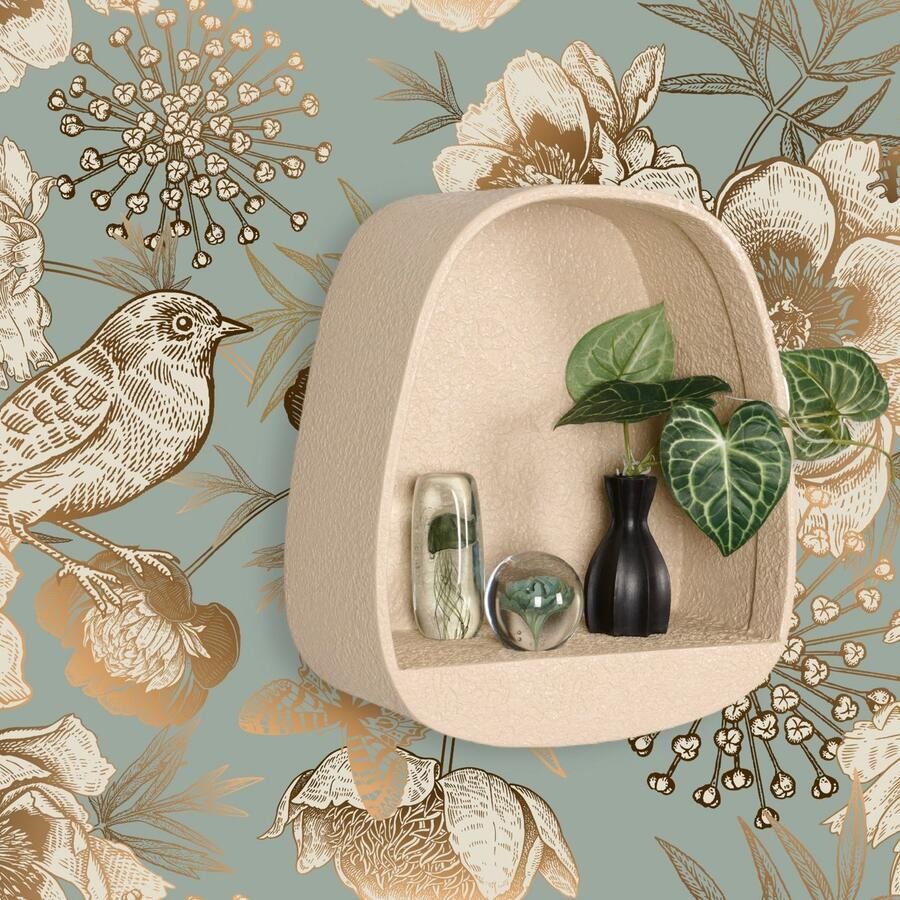 Woonexpress Wandrek Sauve Hout Beige 38 x 44 x 21 cm (BxHxD)