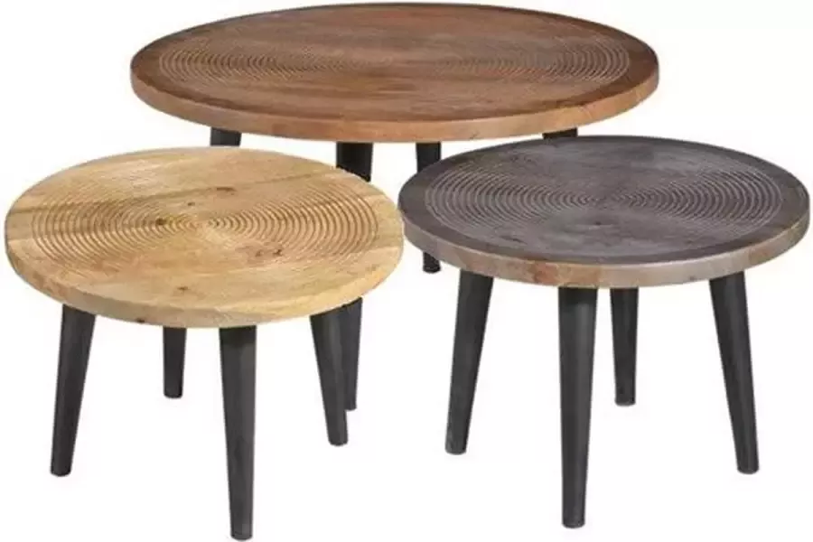 Woonwinkel24 Bijzettafel voor binnen acros Mangohout Mango