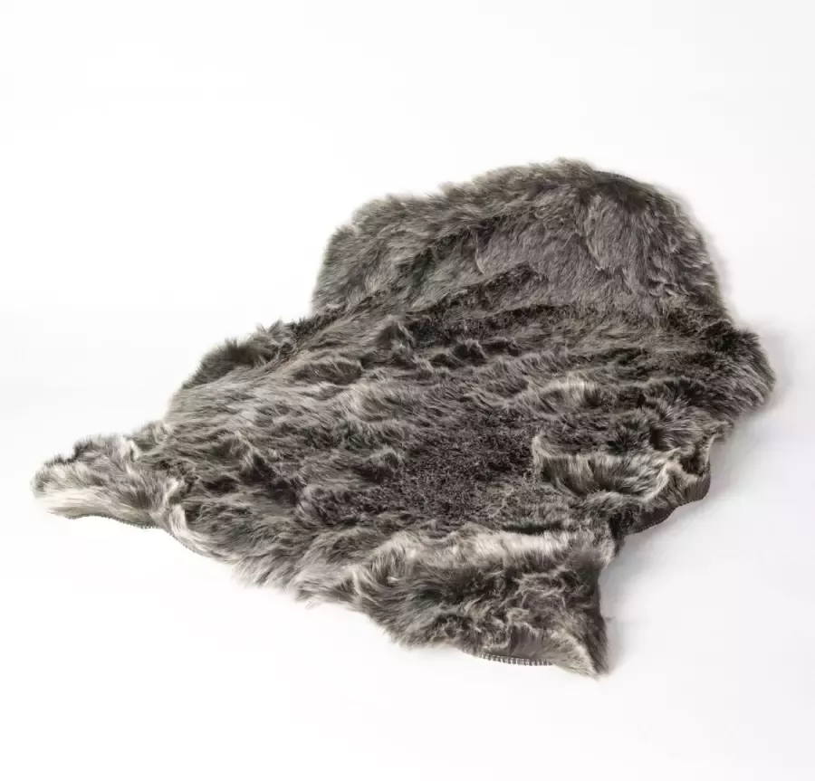 Woonwinkel24 Fox fur (nep) carpets tapijt vloerkleed 60x90 anthracite