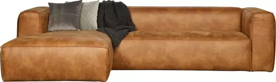 WOOOD Bean Hoekbank Links Recycle leer Cognac 73x305x96 - Foto 2