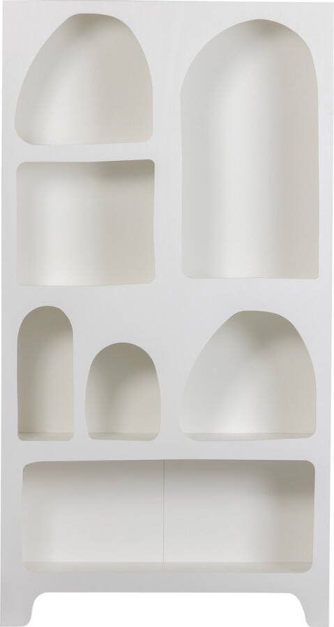 WOOOD Caz Vakkenkast Plywood Wit 180x95x32 - Foto 3