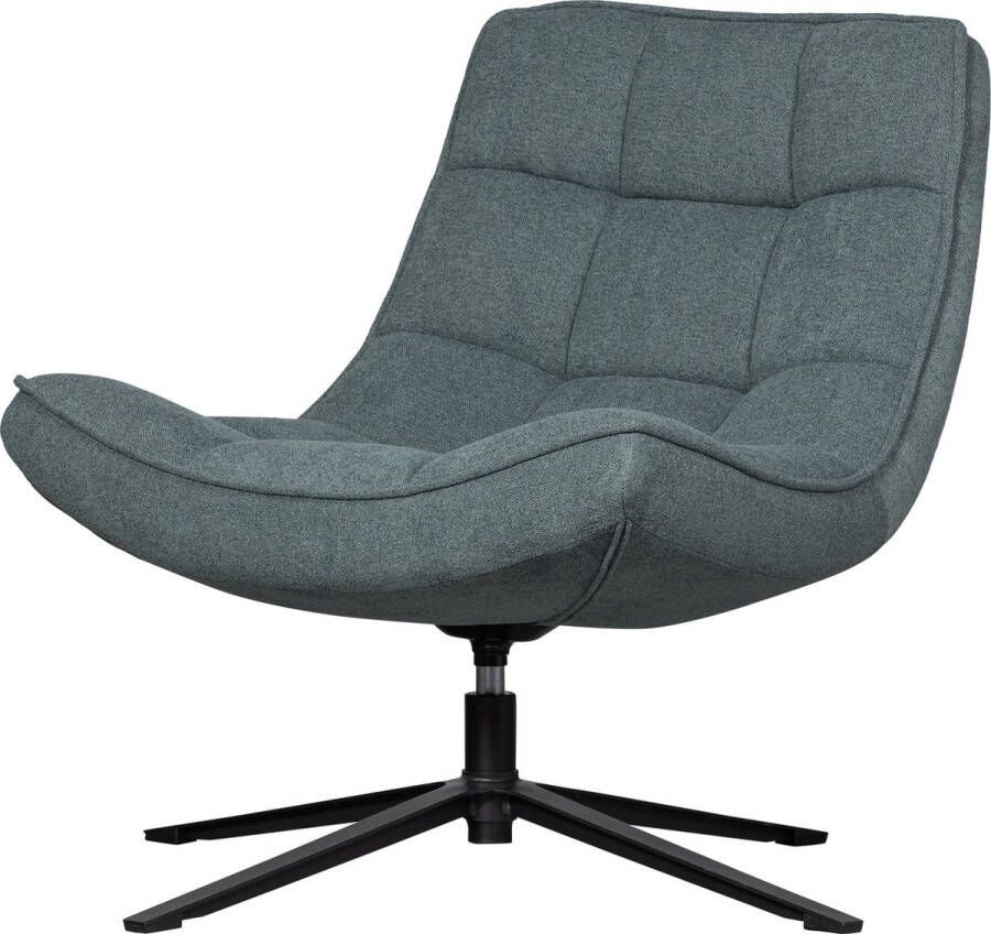 WOOOD Draaifauteuil Maudi Polyester Blue Stone 84x74x86 - Foto 2