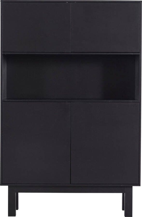 WOOOD Exclusive Finca Buffetkast Grenen Zwart 170x110x40 - Foto 5
