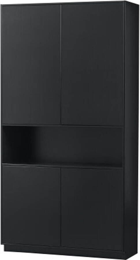 WOOOD Exclusive Opbergkast Finca Mat zwart 210 x 110cm - Foto 7