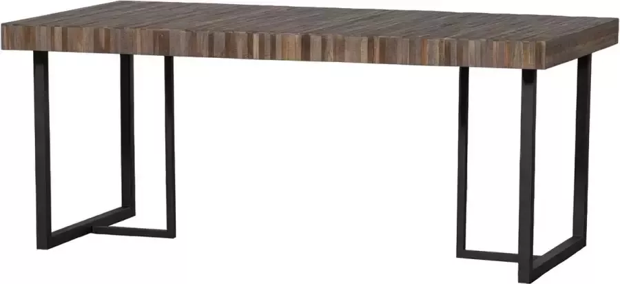 WOOOD Exclusive Maxime Eettafel Recycled Hout Naturel 76x180x90