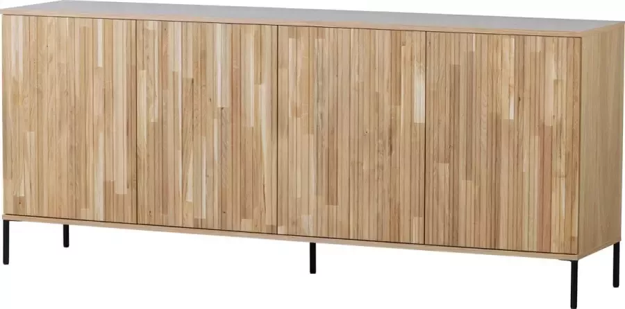 WOOOD Dressoir New Gravure Commode met grafische reliëfdeuren H 85 cm x B 200 cm - Foto 6