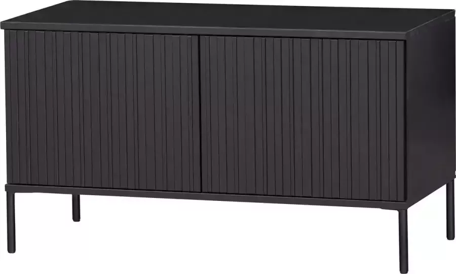 WOOOD Exclusive New Gravure Tv Meubel Grenen Zwart 56x100x44 - Foto 3