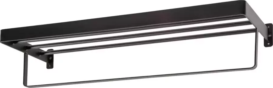 WOOOD Hanna Droogrek Metaal Zwart Set van 2