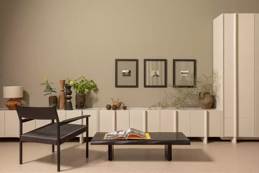 WOOOD Exclusive Lael Fauteuil Mango Koord Naturel Zwart 74x66x70