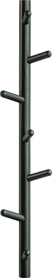 WOOOD Marrit Kapstok 7 Haaks Hout Zwart 70x14x10