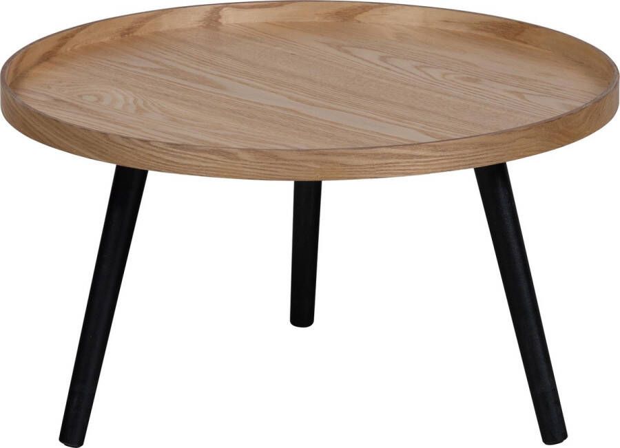 WOOOD Mesa Bijzettafel L Hout Naturel 34xØ60
