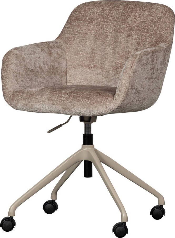 Woood Morros Bureaustoel Polyester Taupe 88x57x60 - Foto 2