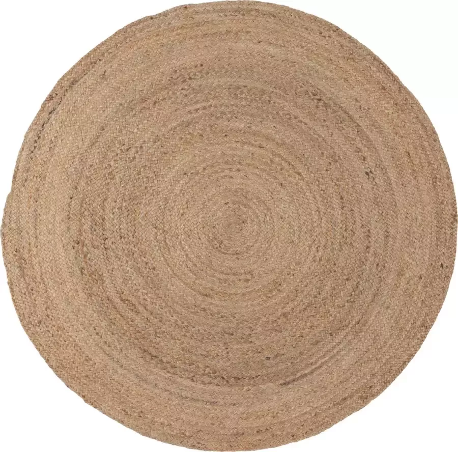 Woood Ross Vloerkleed Jute Naturel 1x150x150