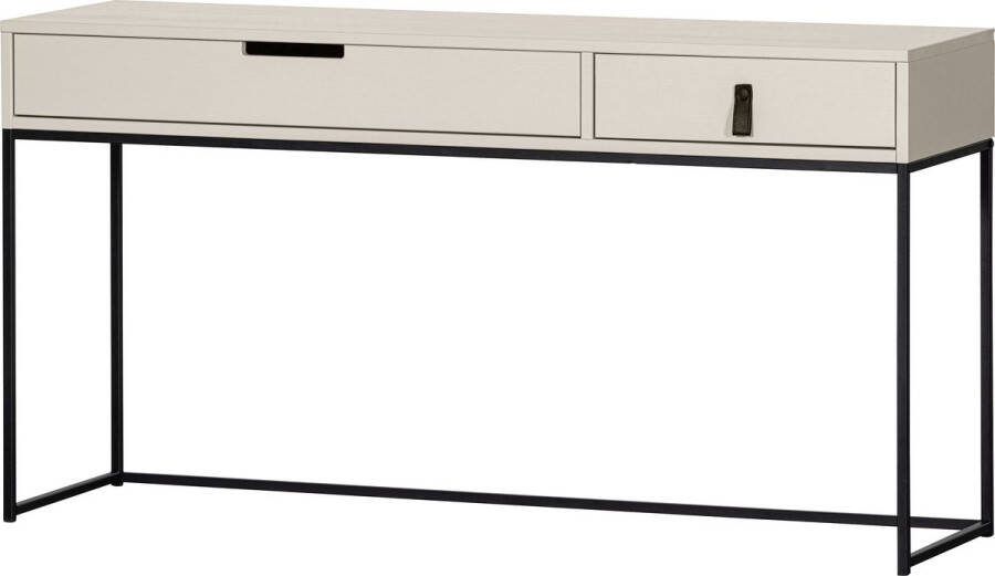 WOOOD Silas Bureau Sidetable Met Twee Handige Lades Grenenhout Dust 74x140x40 cm - Foto 2