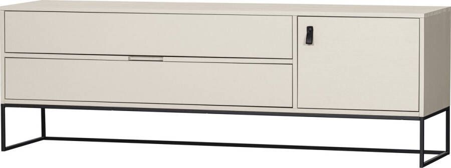 WOOOD Tv-meubel Silas TV-board Commode 2 lades en 1 deur veel opbergruimte breedte 120 of 180 cm - Foto 2
