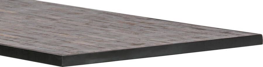 Woood Tablo Tafelblad Teak metaal Naturel 2 4x180x90